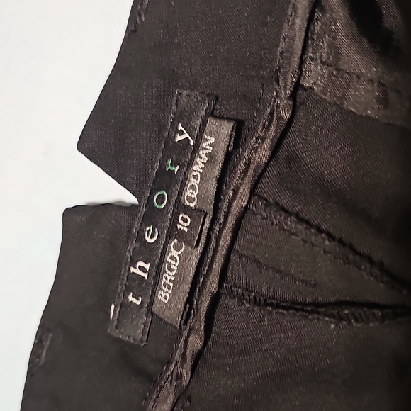 Theory‎ Black Wool Dress Pants Size 10 - Picture 3 of 5